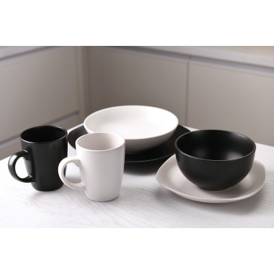 Тарілка Ardesto Molize Dessert Quadrate 20х20 см White (AR2919MW) Вінниця - фото 3