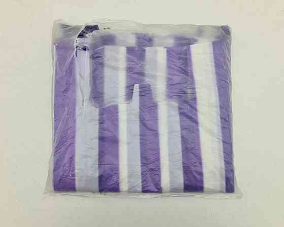 Пакет майка полиэтиленовая 50мкм Полоса (43х75) №4 (100 шт) Харьков