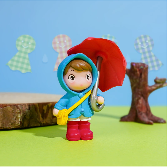 Декоративна фігурка Дівчинка з парасолькою для флораріуму, міні-саду, вазону, мікроландшафту. Одеса - фото 9