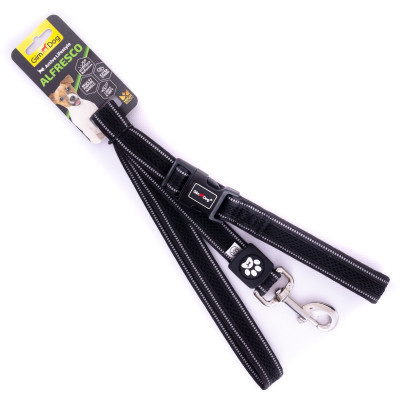 Повідець для собак GimDog Alfresco 2.5х120 см неопрен/фліс (чорний) (8009632059556) Вінниця - фото 1