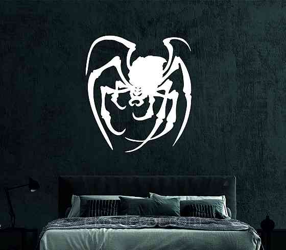 Декоративне настінне Панно «Павук», Декор на стіну 70*63 см, Білий Київ