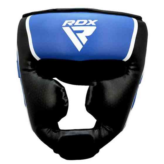 Боксерський шолом RDX AURA PLUS T-17 Blue/Black S (капа у комплекті) Каменское