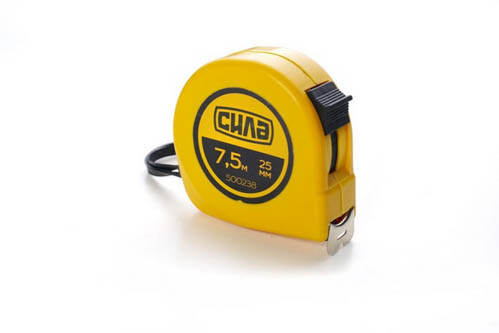 Рулетка Стандарт 7,5м*25мм СИЛА Ровно - изображение 1