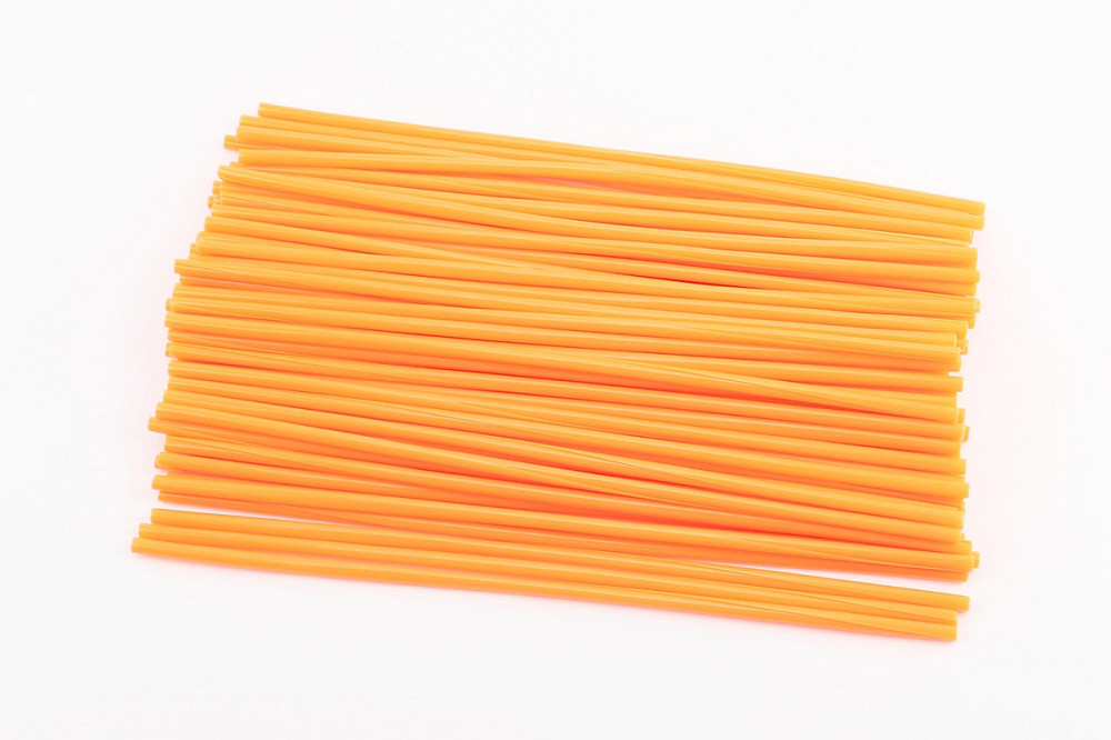 Накладки на спиці 4 * 240мм, к-кт 72шт, ПОМАРАНЧЕВИЙ Київ - фото 1