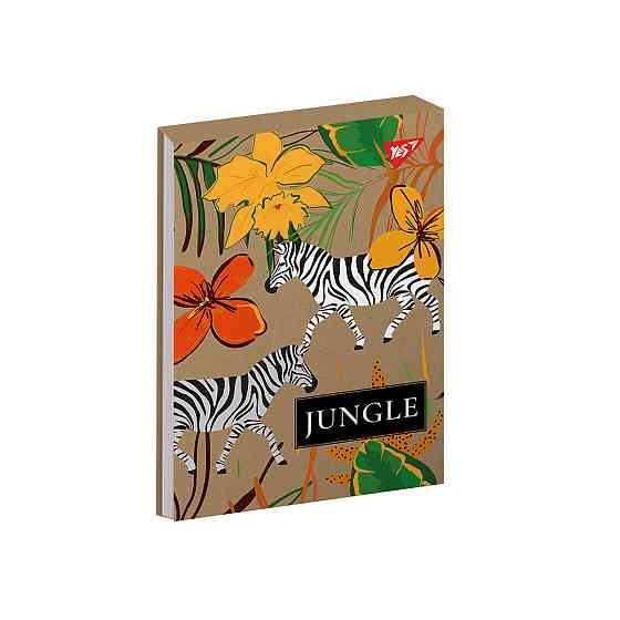 Блокнот А6/80 арк."Yes" # клей, білила Jungle крафт, 151916, шт Київ