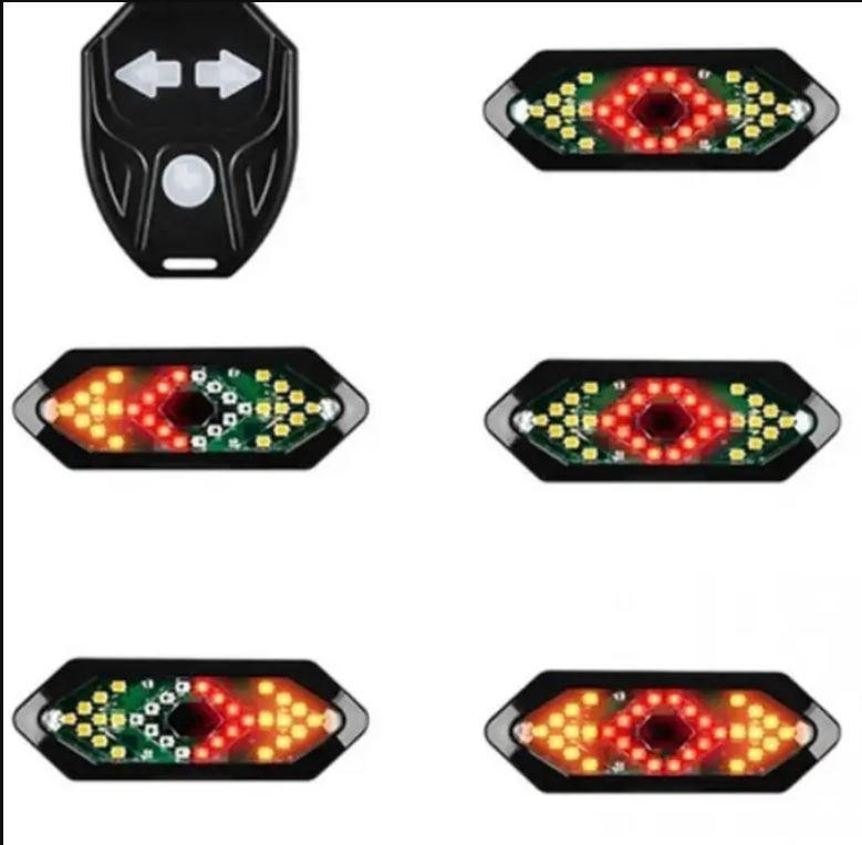 Беспроводные поворотники на велосипед. Фонари для велосипеда с поворотниками Одесса - изображение 3