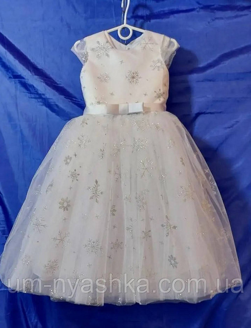 Платье Снежинка нарядное белое платье со снежинками Снежинка со снежинками Кривой Рог - изображение 4