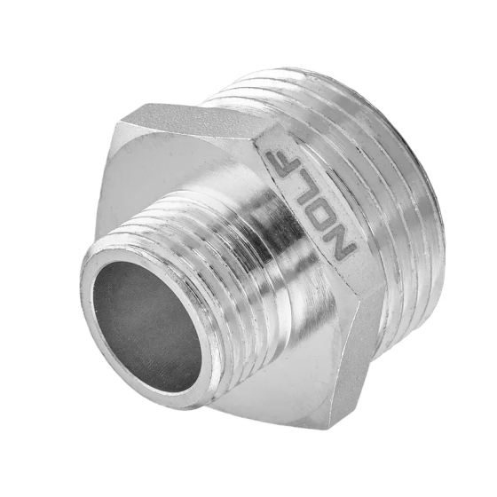 Ніпель редукційний нікельований NOLF NFC.N0610-N-1"x1/2" (NF3084) Київ