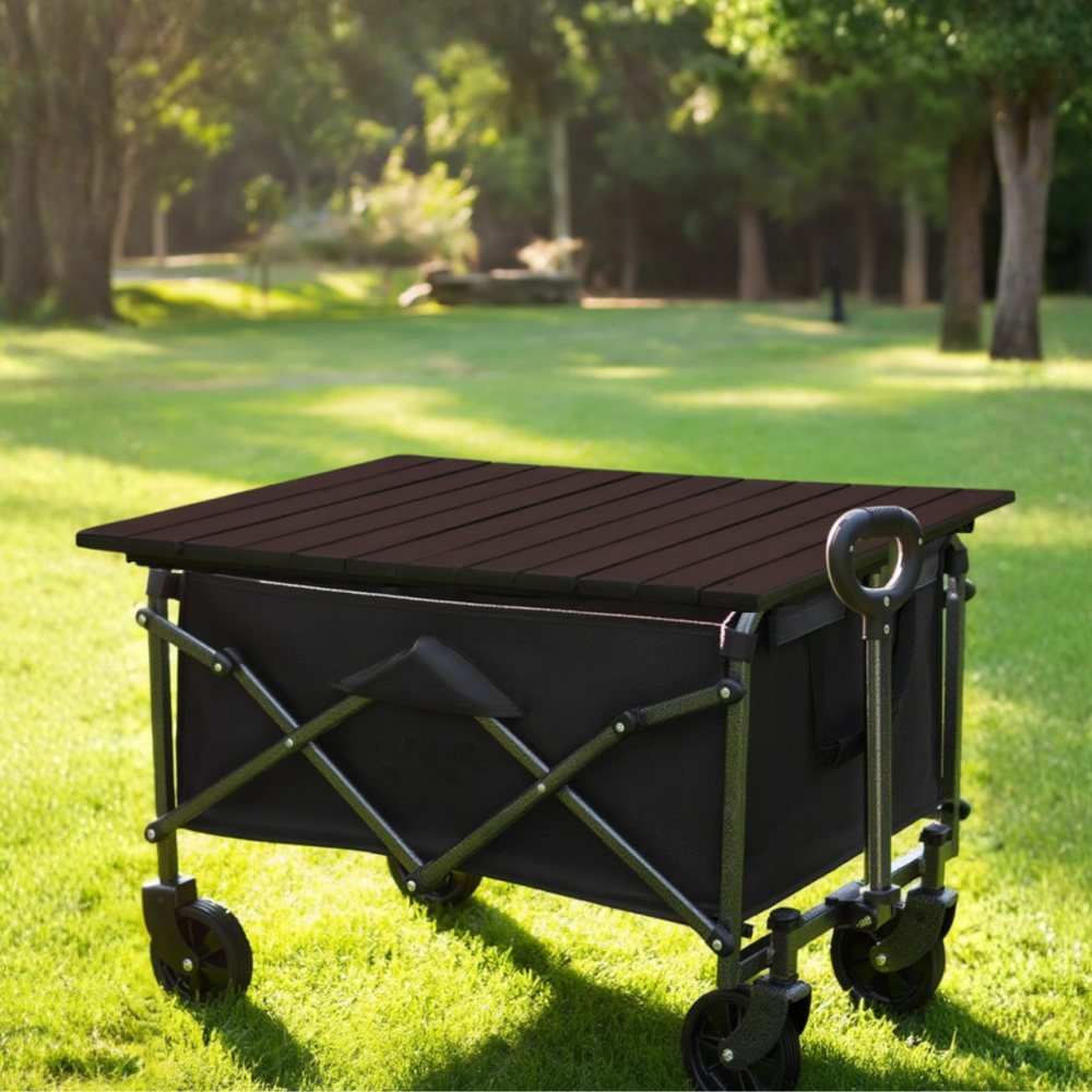 Набір візок з стільницею 78х45см складні для кемпінгу перевезення речей, багатоцільовий об'єм 68,5 л для походів на природу Кам'янець-Подільський - фото 11