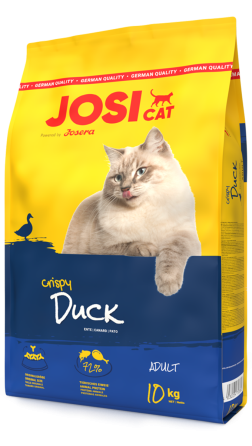 Сухой корм Josera JosiCat Crispy Duck (ЙозиКет Криспи Дак) для взрослых китов с уткой, 10 кг Винница