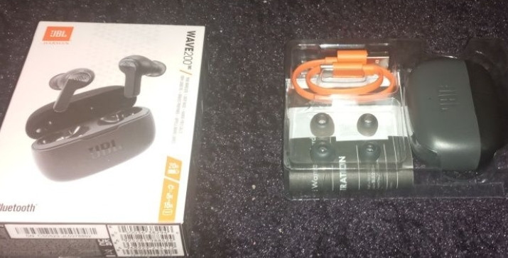 Навушники бездротові: JBL Wave 200 TWS Black. Харків - фото 4