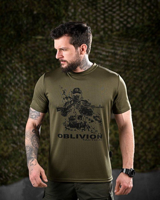 Тактична потовідвідна футболка Oblivion soldier ДЛ6526 Одеса - фото 1