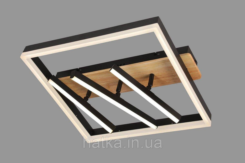 Люстра потолочная светодиодная VALESO 77085/400*400, черный Киев - изображение 1