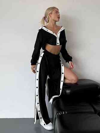 Жіночий стильний прогулянковий костюм-двійка плюш-велюр 46/48 Одеса