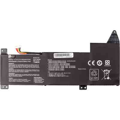 Акумулятор до ноутбука ASUS VivoBook 15 K570ZD (B31N1723) 11.4V 4150mAh PowerPlant (NB432066) Вінниця