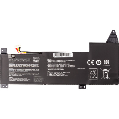 Аккумулятор для ноутбука ASUS VivoBook 15 K570ZD (B31N1723) 11.4V 4150mAh PowerPlant (NB432066) Винница - изображение 1