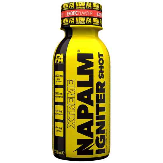 Передтренувальний комплекс Fitness Authority Xtreme Napalm Igniter Shot 120 ml (Exotic) Луцьк