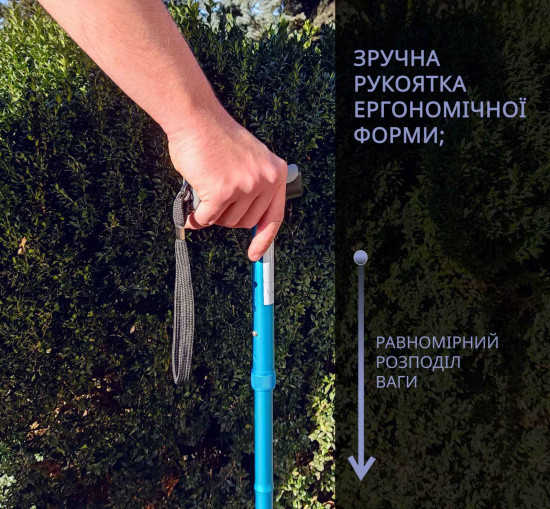 Трость алюминиевая складная телескопическая Doctor Life 11874/F/SZ-BLU синий Днепр - изображение 6