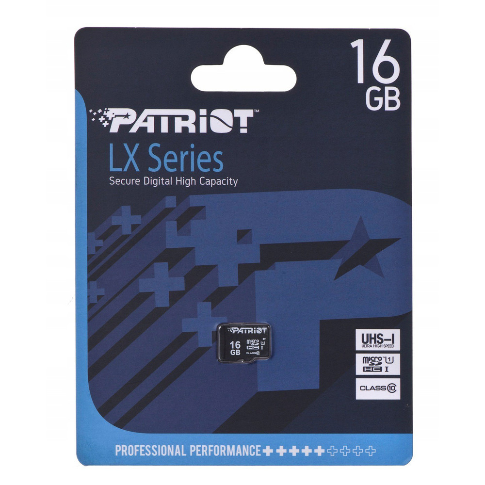 Карта пам'яті microSDHC (UHS-1) Patriot LX Series 16Gb class 10 Київ - фото 2