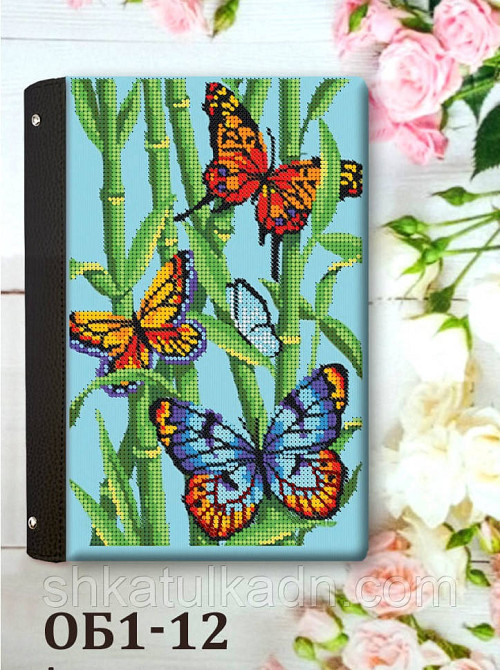 Щоденник з обкладинкою для вишивки. Дніпро - фото 1