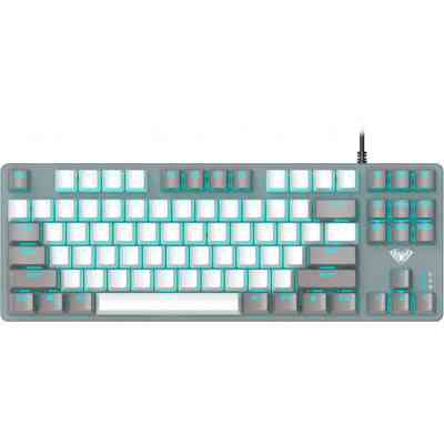 Клавиатура Aula F3287 Keycap KRGD Blue USB UA Grey/White (6948391240954) Винница