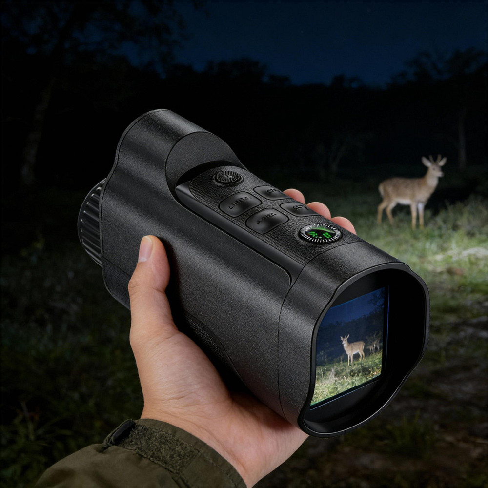 Монокуляр нічного бачення Inskam 329 10х 1080P фото-відео 2Мр (до 800 м у темряві) Чорний Вінниця - фото 5