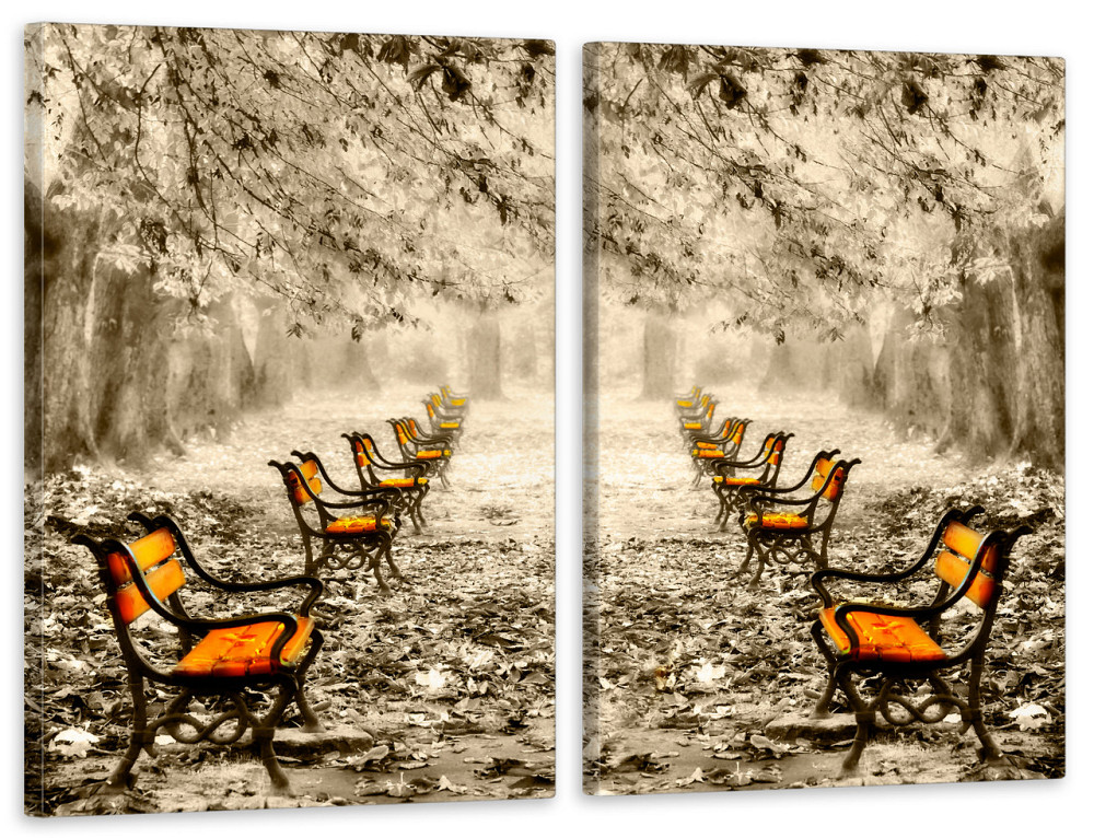 Модульная картина в гостиную / спальню  Парк TLV-2_037 90x132  см Киев - изображение 1