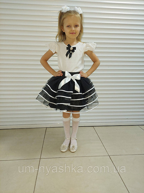Комплект школьной формы блузка короткий рукав и пышная юбка 116-140 Кривой Рог - изображение 6