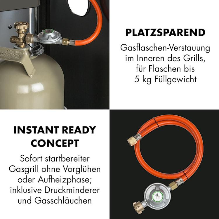 Газовий гриль Lucifer 2.0-T Klarstein Німеччина Рівне - фото 4