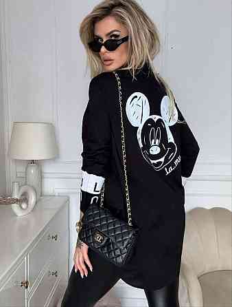 Удлиненная женская блузка 