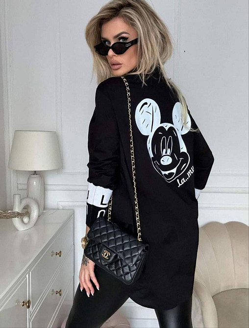 Подовжена жіноча блуза "Michelle" оптом | Батал | Розпродаж моделі Київ - фото 5