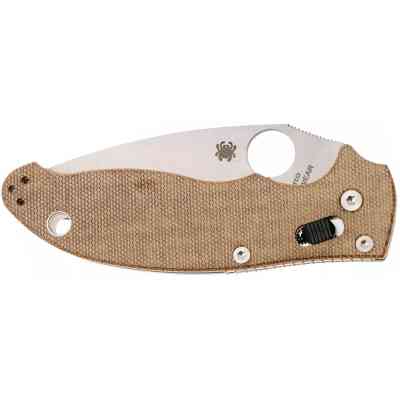 Ніж Spyderco Manix 2 CPM Cru-Wear Micarta Brown (C101MPCW2) Вінниця
