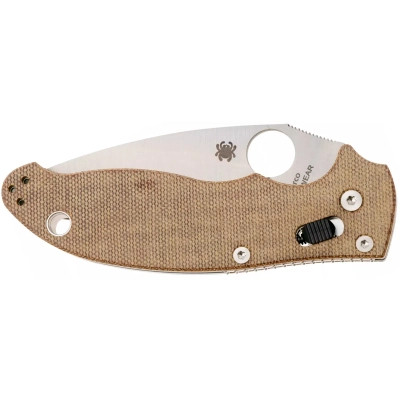 Нож Spyderco Manix 2 CPM Cru-Wear Micarta Brown (C101MPCW2) Винница - изображение 3