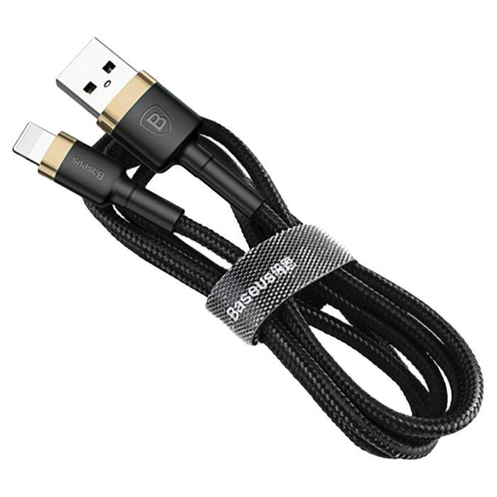 Кабель Baseus USB для iPhone 3м Золотистый-Черный Киев - изображение 1