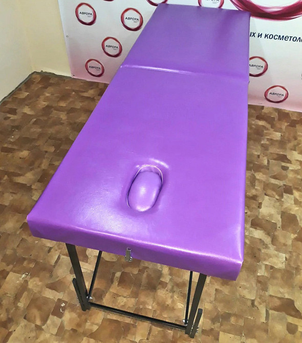 Кушетка косметологічна Standart до 300 кг складна з вирізом і регульованою висотою Київ - фото 9