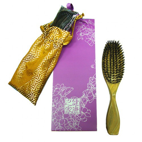 Расческа щетка сандаловая с натуральной щетиной Киев - изображение 1