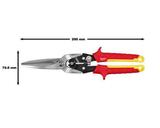 Ножиці по металу подовжені MILWAUKEE (прямий різ) Одеса