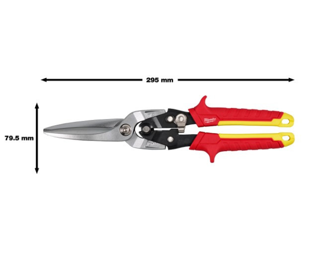 Ножиці по металу подовжені MILWAUKEE (прямий різ) Одеса - фото 3