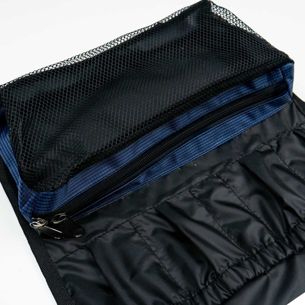 Дорожній несесер органайзер з гачком та дзеркалом для косметики StarsUp ST-L (Синій) Суми - фото 4