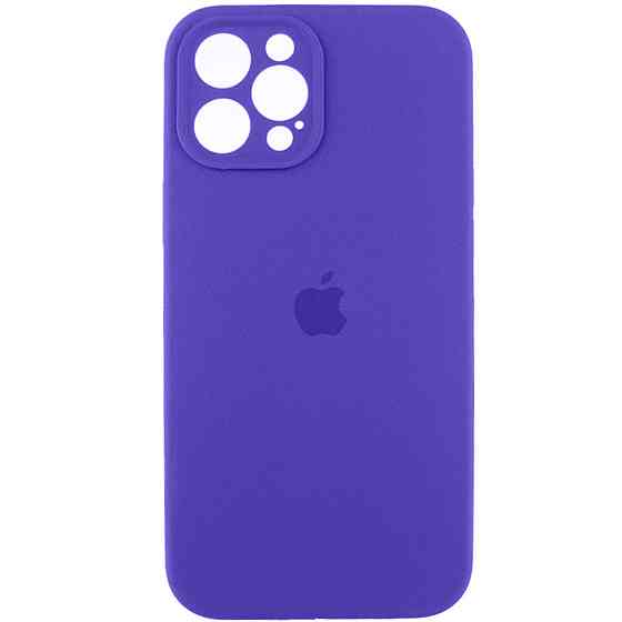 Чохол для смартфона Silicone Full Case AA Camera Protect for Apple iPhone 12 Pro Max 22,Dark Purple Киев