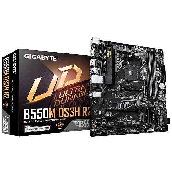 Материнська плата Gigabyte B550M DS3H R2 Socket AM4 ( microATX ) Харків