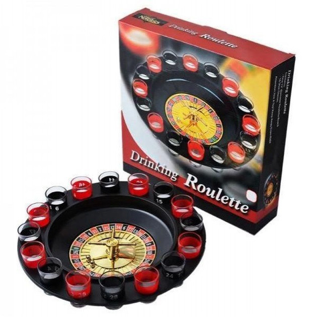Алкогольна рулетка з чарками ігровий набір "П'яна рулетка" 16 чарок, Гра для розваг на вечірці QU-29 Львів - фото 7