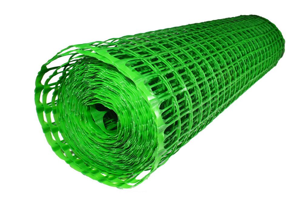 Сітка 45*45 1.0х20 м  пластикова Клевер (зелена) квадрат із запаяним краєм Дніпро - фото 2