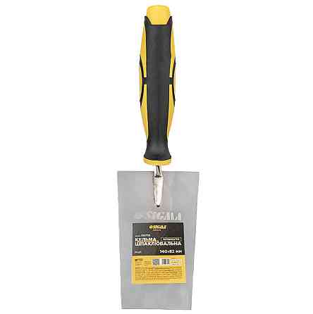 Кельма неіржавка шпаклівкова чотирикутна Profi 140×82мм SIGMA (8327121) Київ