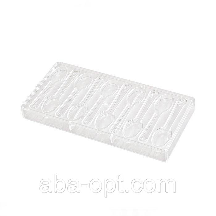 Форма полікарбонатна для цукерок "Ложечка" 27 х 13 х 2 см (шт) Одеса - фото 1