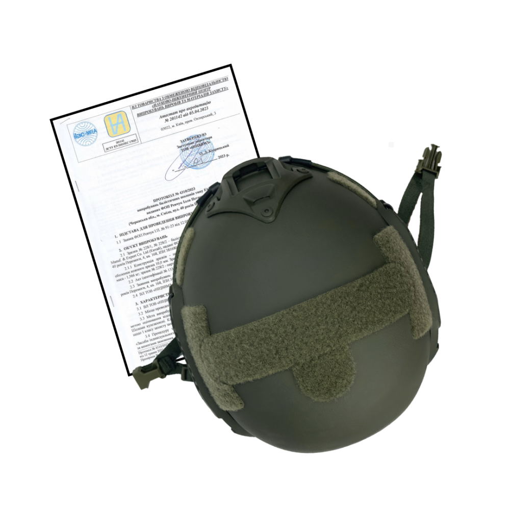 Шолом тактичний FAST NIJ IIIA балістичний кевларовий Олива | Ranger Green Одесса - изображение 2