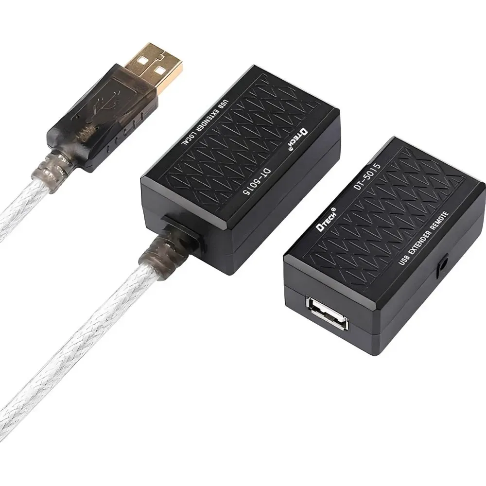 Подовжувач USB 2.0 60m Dtech DT-5015 (74-00062) Київ - фото 16