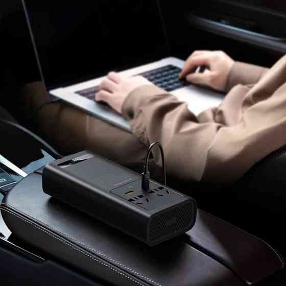 Автомобільний інвертор Baseus 500W чорний Київ