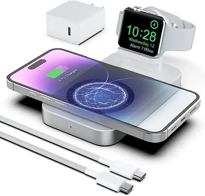 Беспроводная зарядная станция 2 в 1 для Apple Киев - изображение 1
