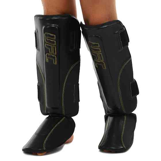 Защита голени и стопы для единоборств UFC PRO Prem Stand Up UHK-75052 размер S-M Защита для боевых искусств Киев